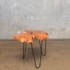 Live Edge Solid Wood Side Table #2 Product Image
