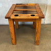 Vintage Oak & Leather Backgammon Table With Bakelite Chips - Reserved for W Product Image