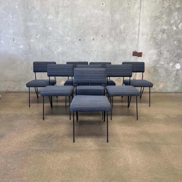 Set of Eight Mid Century Style Designer Dining Chairs Product Image
