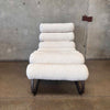 Coco The La Croix Chaise Lounge Chair in White Boucle Fabric Product Image