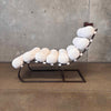 Coco The La Croix Chaise Lounge Chair in White Boucle Fabric Product Image