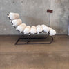 Coco The La Croix Chaise Lounge Chair in White Boucle Fabric Product Image
