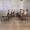 Set of Six Hand Forged Dining Chairs By Roberts Iron Works Product Image