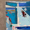 Modern Abstract Acrylic Painting on Canvas by Gerald Lubensky 1945-2024 Product Image
