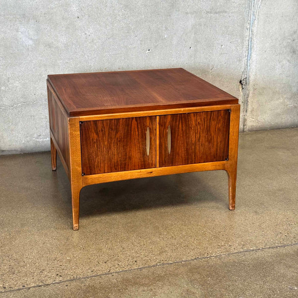 Lane Side Table In Walnut With Storage