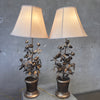 Pair Italian Glided Table Vintage Lamps Product Image