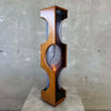 Modeline of California Floor Lamp Circa 1972 - Walnut & Smoke Translucent Plexiglas Product Image