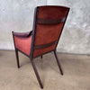 Hickory Chair Leather Hide Arm Chairs Modeled After Jean Michel Frank Set Of 6 Product Image