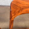 Set of 4 Mid Century Modern Dining Chairs Walnut Finish Made In Italy Product Image