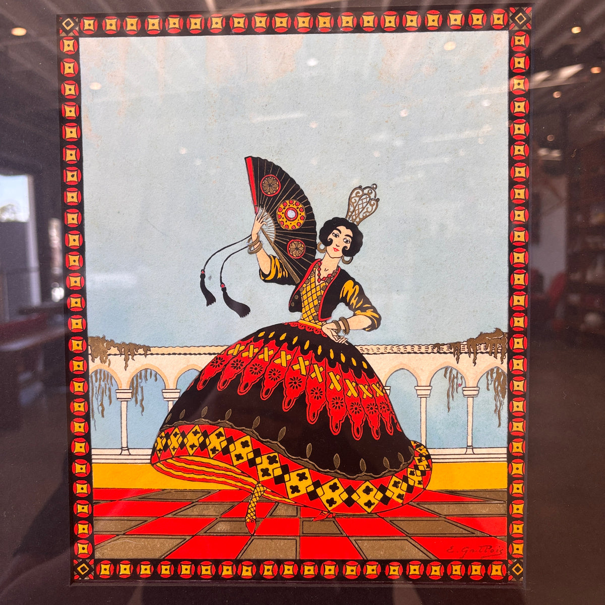 1920's Spanish Dancer French Art
