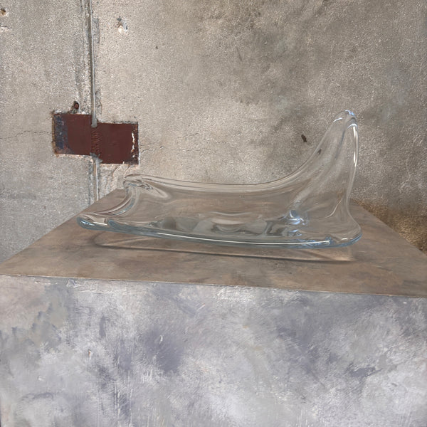 Polish Art Glass Platter - Handblown Product Image