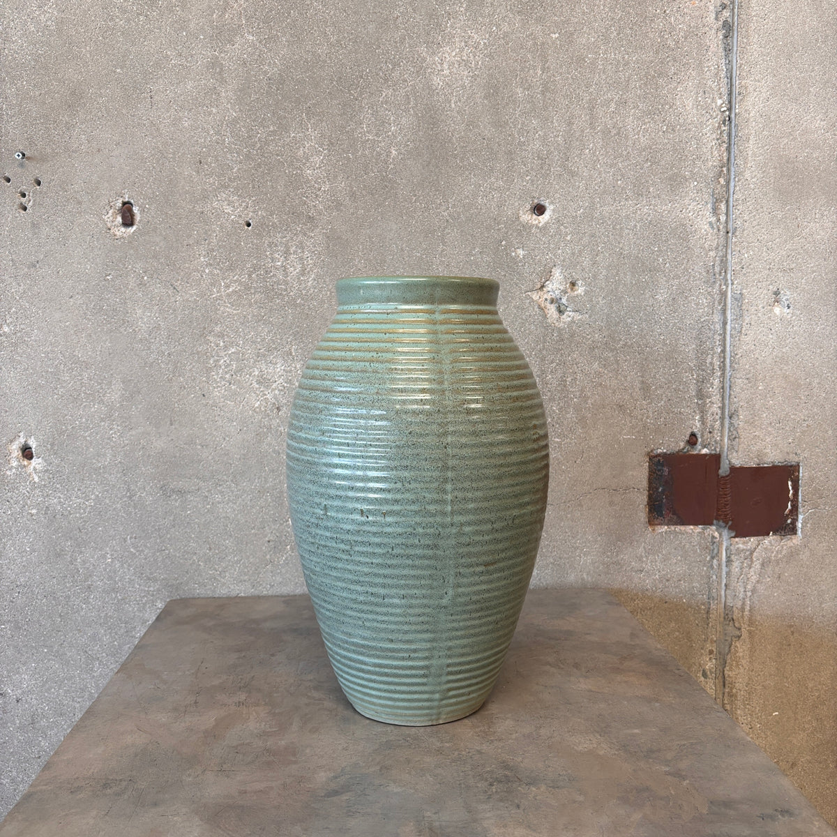 Vintage Art Pottery Floor Vase
