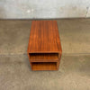Mid Century Walnut End Table/ Bookshelf #1 Product Image