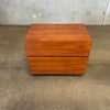 Mid Century Walnut End Table/ Bookshelf #1 Product Image