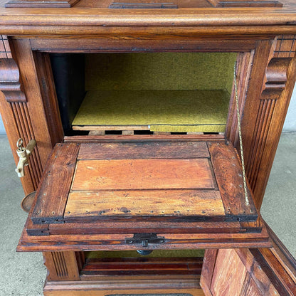 Antique "Ice Berg Chief" Oakwood Icebox