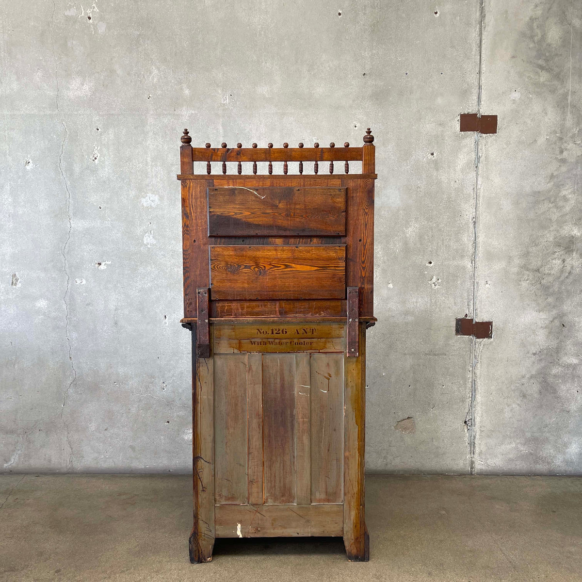 Antique "Ice Berg Chief" Oakwood Icebox