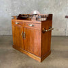 Vintage Solid Wood/Brass Cabinet Off S.S. Blue Eagle Ship London Product Image