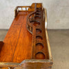 Vintage Solid Wood/Brass Cabinet Off S.S. Blue Eagle Ship London Product Image