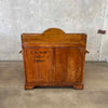 Vintage Solid Wood/Brass Cabinet Off S.S. Blue Eagle Ship London Product Image