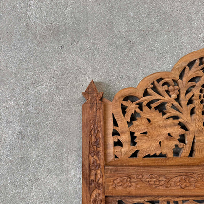 Vintage Carved Indian Screen