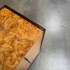 Mid Century Modern Burlwood & Brass Chest of Drawers Product Image