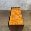 Mid Century Modern Burlwood & Brass Chest of Drawers Product Image