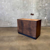 Mid Century Modern Burlwood & Brass Chest of Drawers Product Image