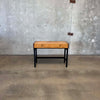 Mid Century Modern Burlwood & Brass Desk/ Vanity Product Image