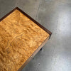 Mid Century Modern Burlwood & Brass Desk/ Vanity Product Image