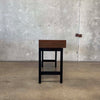 Mid Century Modern Burlwood & Brass Desk/ Vanity Product Image