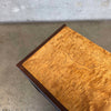 Mid Century Modern Burlwood & Brass Desk/ Vanity Product Image