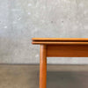 Danish Modern Teak Hidden Leaf Dining Table Product Image