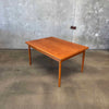 Danish Modern Teak Hidden Leaf Dining Table Product Image