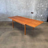 Danish Modern Teak Hidden Leaf Dining Table Product Image
