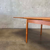 Danish Modern Teak Hidden Leaf Dining Table Product Image