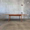 Danish Modern Teak Hidden Leaf Dining Table Product Image
