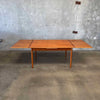 Danish Modern Teak Hidden Leaf Dining Table Product Image