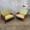 Pair of 1960's Mid Century Modern Lounge Chairs By Stanley Furniture Product Image