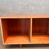 Mahogany Vinyl Storage Bench Hand Built By Pete Deeble Product Image