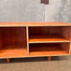 Mahogany Vinyl Storage Bench Hand Built By Pete Deeble Product Image