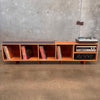 Mahogany Vinyl Storage Bench Hand Built By Pete Deeble Product Image