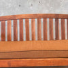 Vintage Teak Garden Bench W/ Cushion Product Image