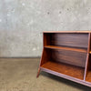 Mid Century Modern Walnut Bookcase by Kipp Stewart for Drexel Declaration Product Image