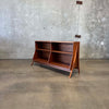 Mid Century Modern Walnut Bookcase by Kipp Stewart for Drexel Declaration Product Image