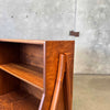 Mid Century Modern Walnut Bookcase by Kipp Stewart for Drexel Declaration Product Image