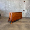 Mid Century Modern Walnut Bookcase by Kipp Stewart for Drexel Declaration Product Image