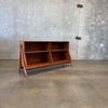 Mid Century Modern Walnut Bookcase by Kipp Stewart for Drexel Declaration Product Image