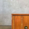 Mid Century Modern Walnut + Brass Nine Drawer Dresser Product Image