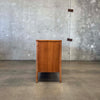 Mid Century Modern Walnut + Brass Nine Drawer Dresser Product Image