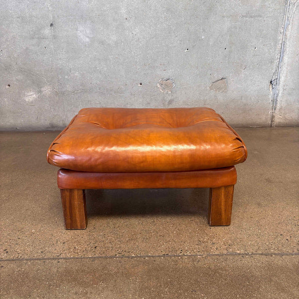 Faux Leather 1970s Ottoman Product Image